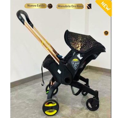 COCHE DONNA NEGRO BEBÉ GOLDEN MULTIFUNCIONAL 4 EN 1