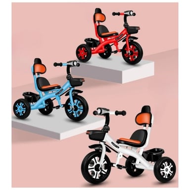 TRICICLO BICICLETA FLASHLIGHT PARA NIÑOS - ROSADO - 2