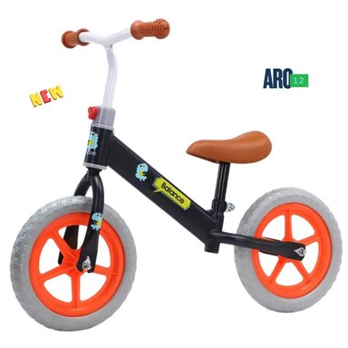 BICICLETA DE BALANCE PARA NIÑOS LUX NEGRO ARO 12