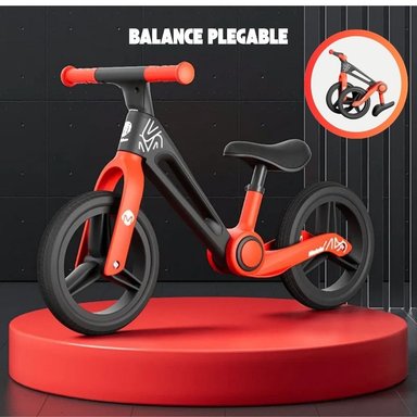 BICICLETA BALANCE PLEGABLE PARA NIÑOS “STRIK” ROJO - 1