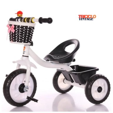 TRICICLO PARA NIÑOS VINTAGE FLEX COLOR BLANCO - 1