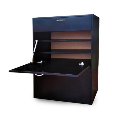 ZAPATERA VILLA HOGAR VELADOR NEGRO