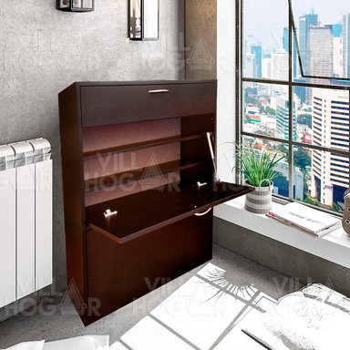 ZAPATERA VILLA HOGAR VELADOR MARRÓN