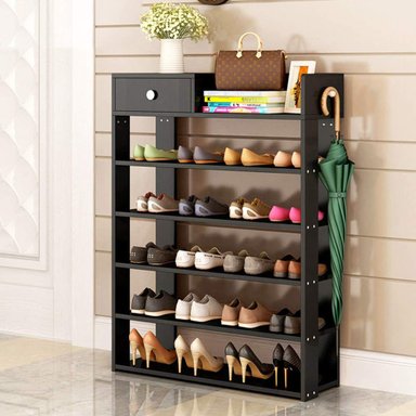 ZAPATERA VILLA HOGAR CAMI NEGRO MULTIFUNCIÓN