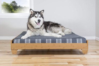 CAMA MADERA PERROS TITO VILLA HOGAR TAMAÑO XL