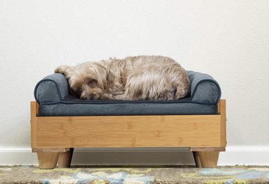 CAMA MADERA PERROS TITO VILLA HOGAR TAMAÑO SMALL