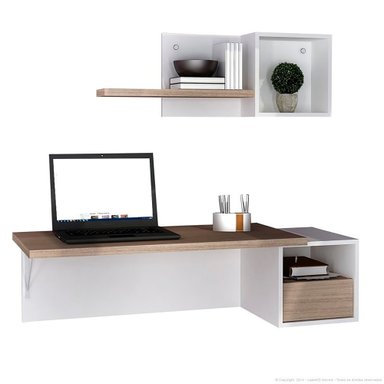 ESCRITORIO VILLA HOGAR ITALY 110 CM X 30 CM BLANCO