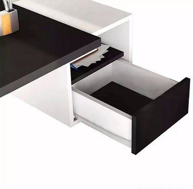 ESCRITORIO VILLA HOGAR ITALY 110 CM X 30 CM BLANCO - 3