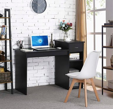 ESCRITORIO VILLA HOGAR RICCHI 107 CM X 50 CM NEGRO