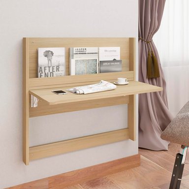 ESCRITORIO PLEGABLE VILLA HOGAR MONET 84 CM X 51 CM ROBLE CLARO