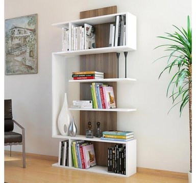 ESTANTE LIBRERO VILLA HOGAR MÓNACO BLANCO