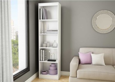 ESTANTE LIBRERO VILLA HOGAR CIRYL BLANCO SMALL