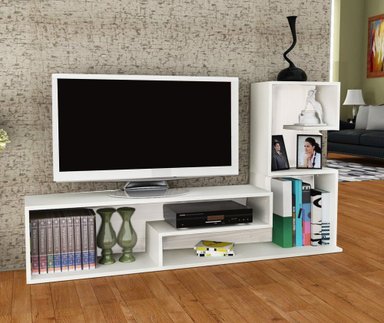 CENTRO DE ENTRETENIMIENTO PARA TV 49' PARACAS BLANCO