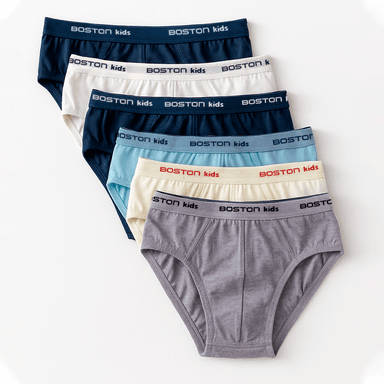 PACK 6 CALZONCILLOS NIÑO BOSTON MULTICOLOR 879N KIDS
