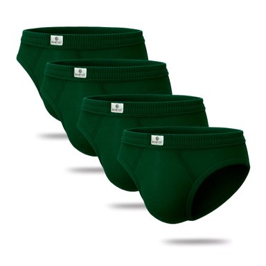 PACK X4 TRUSAS ALGODÓN BOSTON PETROLEO 878 RECUBIERTO BIKINI PETROLEO