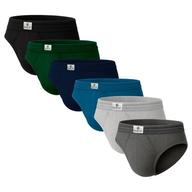 PACK X6 TRUSAS ALGODÓN BOSTON MULTICOLOR 878 RECUBIERTO BIKINI