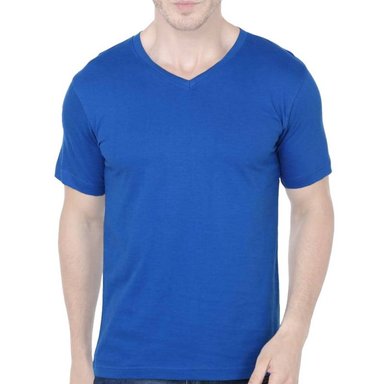 POLO MANGA CORTA ALGODÓN BOSTON AZUL 929 CUELLO V