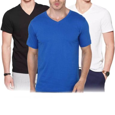 PACK X3 POLOS ALGODÓN BOSTON MULTICOLOR 929 CUELLO V