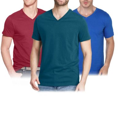 PACK X3 POLOS ALGODÓN BOSTON MULTICOLOR 929 CUELLO V
