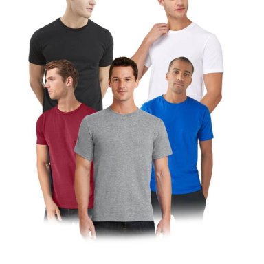 PACK X5 POLOS ALGODÓN BOSTON MULTICOLOR 926 CUELLO REDONDO