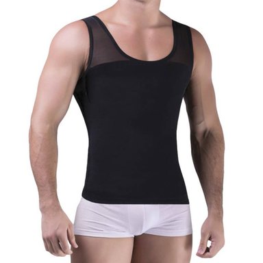 CAMISETA REDUCTORA HOMBRE NATURELL - NEGRO