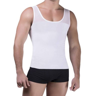 CAMISETA REDUCTORA HOMBRE NATURELL - BLANCO