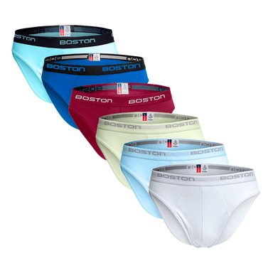 PACK 6 CALZONCILLOS ALGODÓN HOMBRE BOSTON 879 2