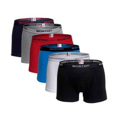 PACK 6 BÓXERS HOMBRE BOSTON 742 CORTO 2