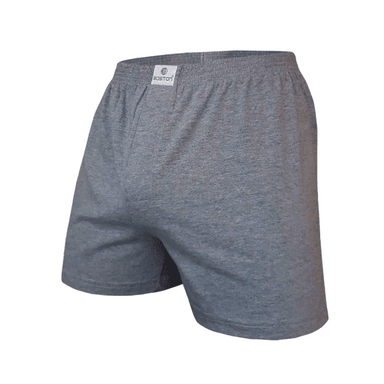 SHORT BOSTON DE ALGODÓN RECUBIERTO PLOMO