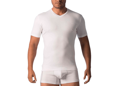 POLO MANGA CORTA ALGODÓN HOMBRE FILA FC221 CUELLO V