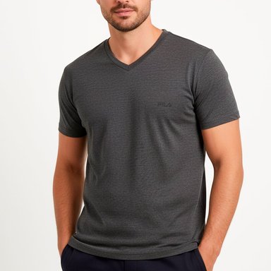 POLO MANGA CORTA ALGODÓN HOMBRE FILA FC221 CUELLO V