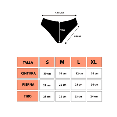 PACK X3 BIKINI ALGODÓN MUJER SWEET COTTON VERDE 399 KIWI - 4