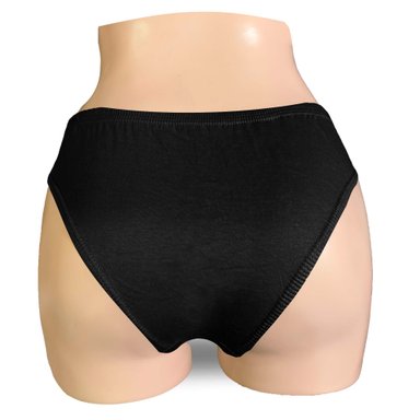 PACK BIKINI ALGODÓN MUJER MONINA NEGRO X4 TRUZA - 3