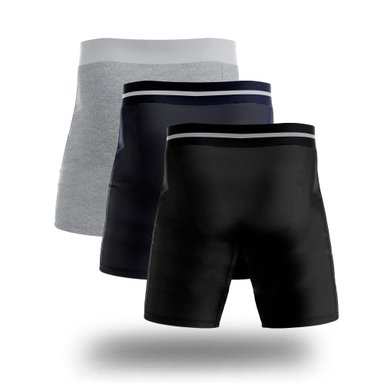 PACK X3 BOXER LARGO FILA PRETINA ANCHA MULTICOLOR - 3