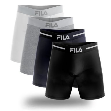 PACK X4 BOXER LARGO FILA PRETINA ANCHA MULTICOLOR - 1