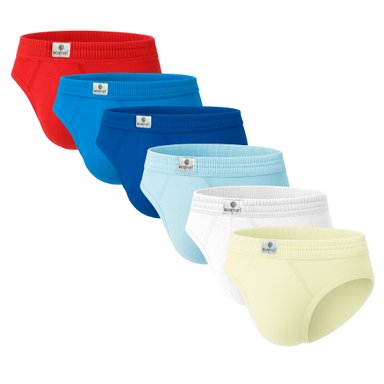 PACK X6 TRUSAS ALGODÓN BOSTON MULTICOLOR  2 878 RECUBIERTO BIKINI