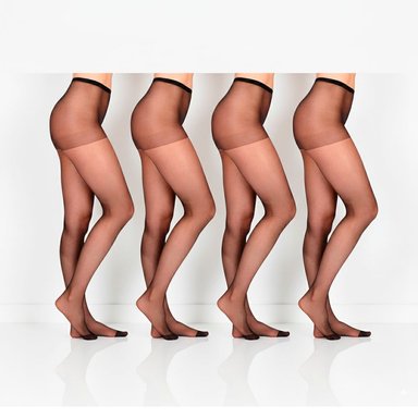 PACK X4 PANTY PRET A PORTE CON PUNTERA 1112