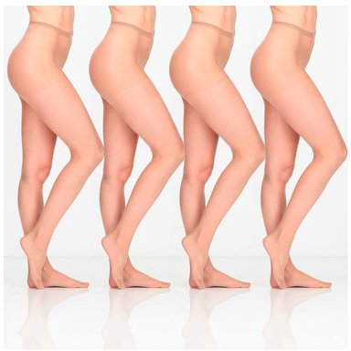 PACK X4 PANTY PRET A PORTE CON PUNTERA 1112