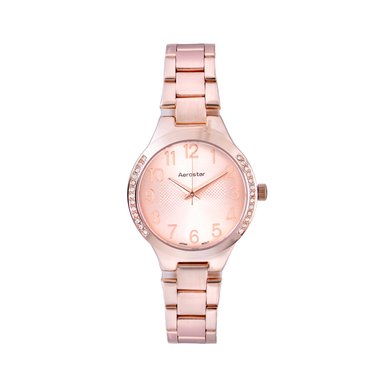 RELOJ AEROSTAR AE60003ARG MUJER ORO ROSA ÁNÁLOGO