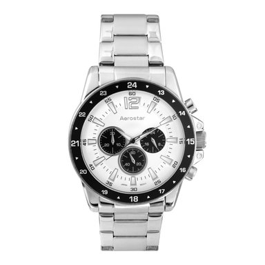 RELOJ AEROSTAR  AE20004ASB SALVATORE ACUATICO HOMBRE PLATEADO