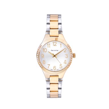 RELOJ AEROSTAR AE60003ATG MUJER PLATEADO / DORADO ÁNÁLOGO
