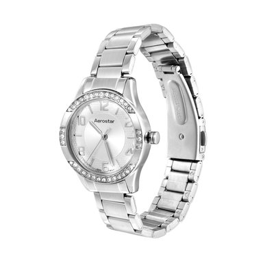 RELOJ AEROSTAR AE60002ASV MUJER PLATEADO ÁNÁLOGO - 2