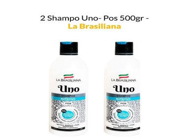 SHAMPOO LA BRASILIANA 2 UNIDADES UNO POS 500G