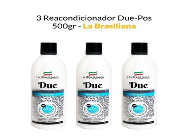REACONDICIONADOR LA BRASILIANA 3 UNIDADES DUE POS 500G