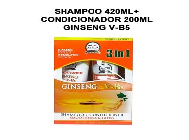 2 SHAMPOO 420ML+ ACONDICIONADOR 200ML GINSENG V-B5