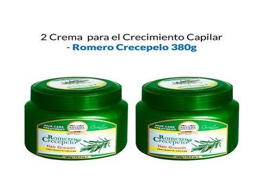 CREMA NEVADA NATURAL PRODUCTS 2 UNIDADES ROMERO CRECEPELO CRECIMIENTO CAPILAR