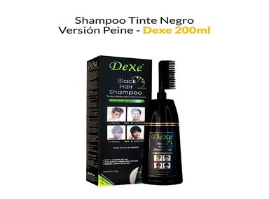 SHAMPOO TINTE DEXE 200ML NEGRO VERSIÓN PEINE