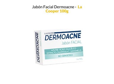 JABÓN ROSTRO LA COOPER AROMÁTICA 100G DERMOACNE