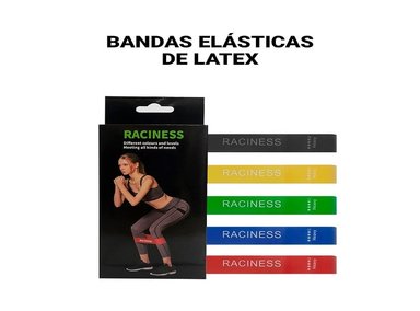BANDAS ELÁSTICAS NATURAL LATEX