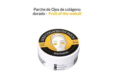 PARCHE OJOS FRUIT OF THE WOKALI COLÁGENO DORADO